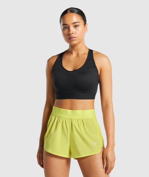 Damske Športové Podprsenky Gymshark Open Back Čierne | ES2419830